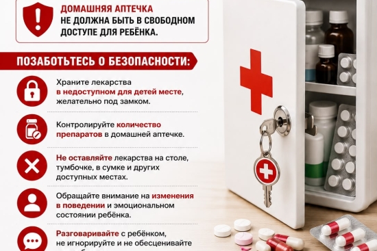 Лекарства-под контролем взрослых!